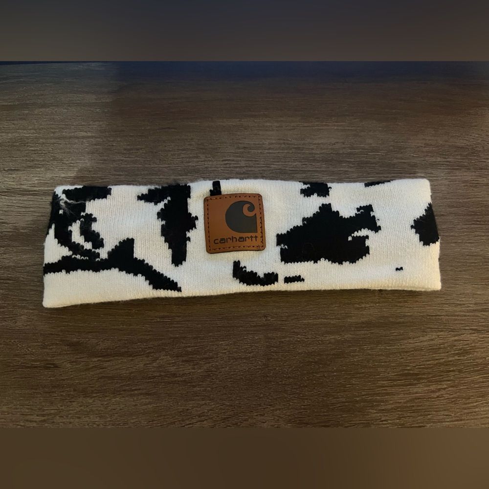 Carhartt Black and White Patterned Headband